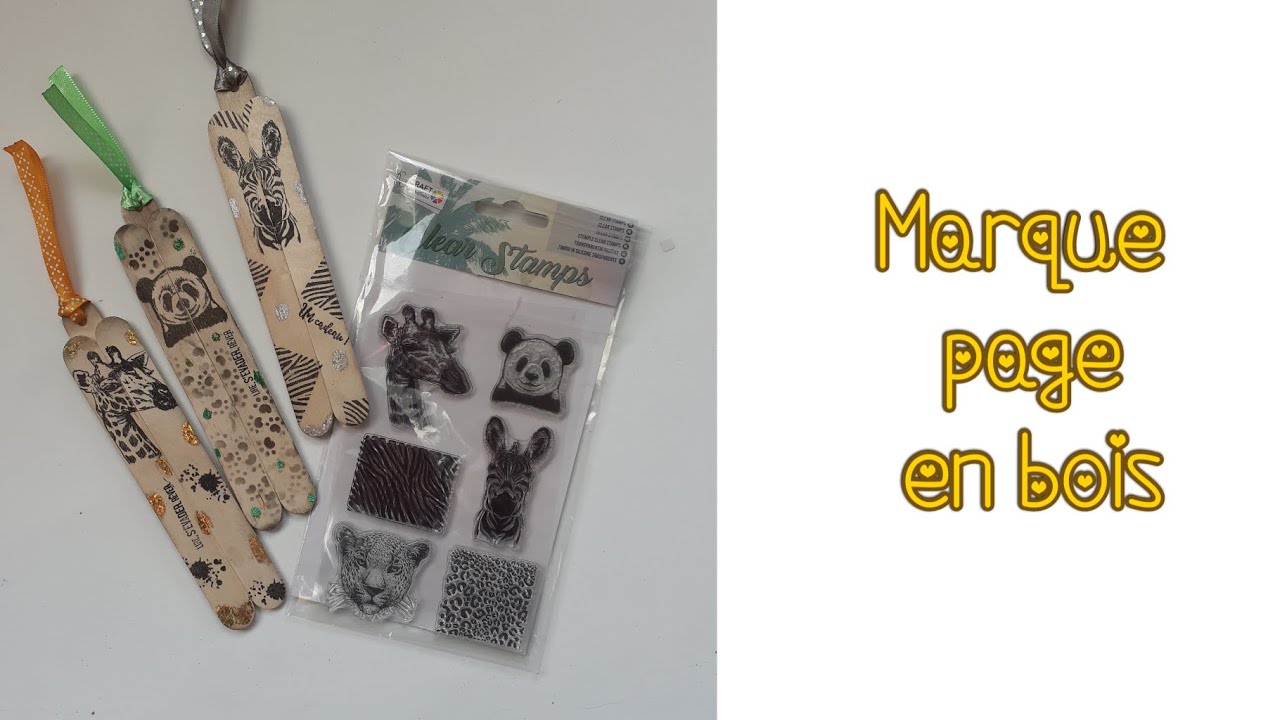 MARQUE PAGE EN BOIS