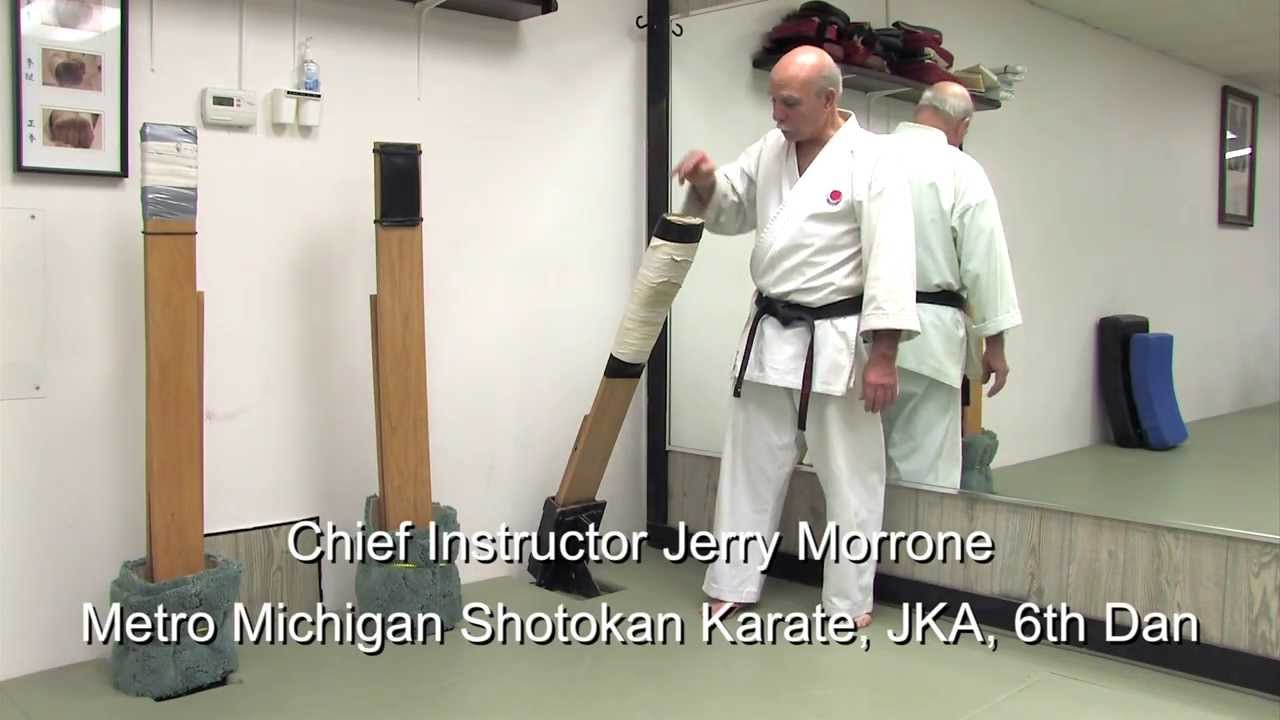 Makiwara Board Kicking Demonstration