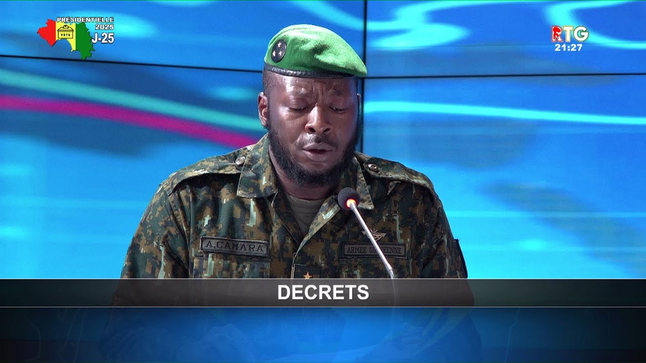 DECRETDU PRESIDENT MAMADI DOUMBOUYA DU 03 DECEMBRE 2025. ''LES &Eacute;DITIONS DE LA RTG GUIN&Eacute;E 224'