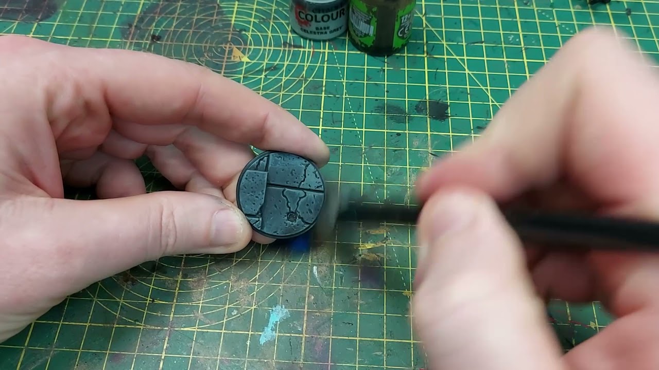 How to Paint Urban Miniature Bases in 2 minutes!
