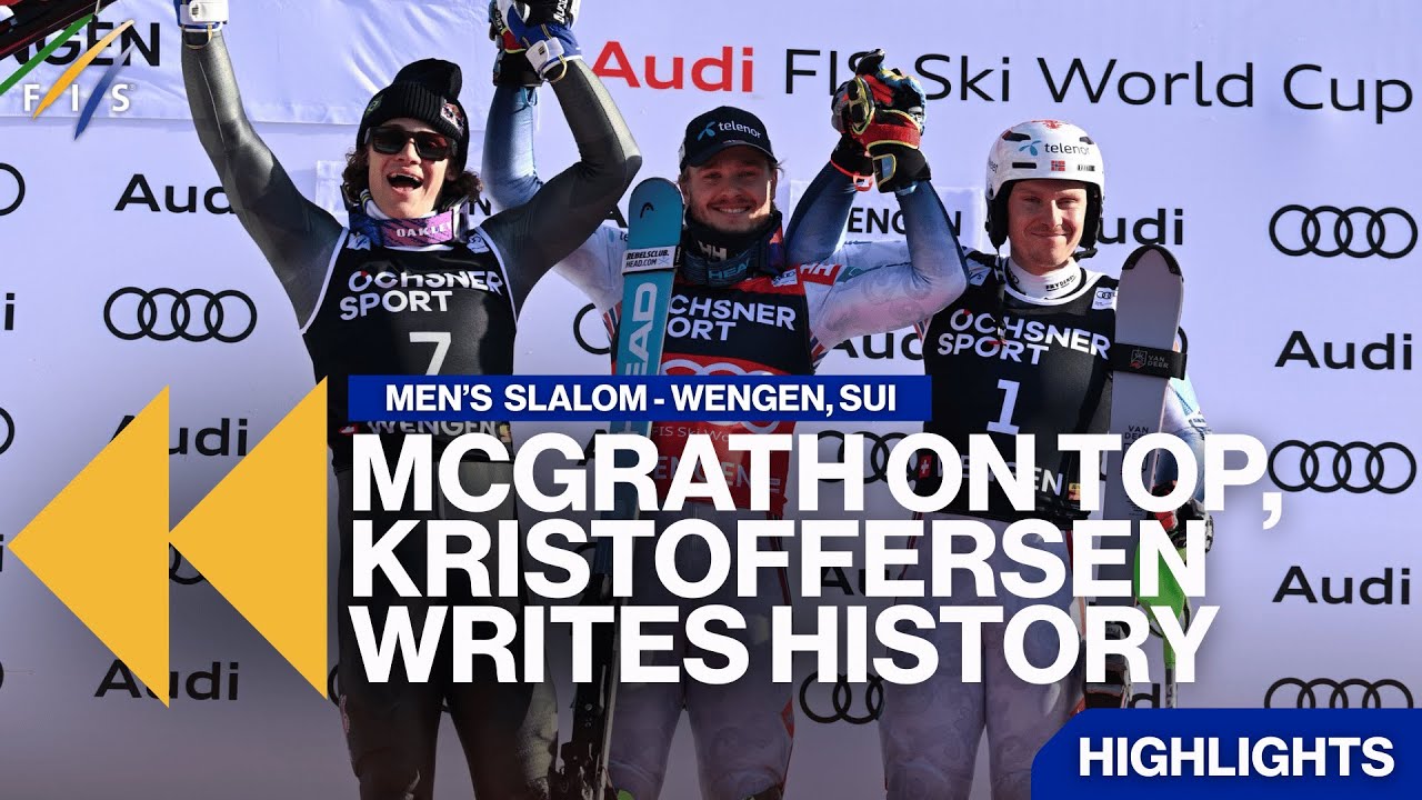 McGrath On Top, Kristoffersen Writes History | Highlights| FIS Alpine