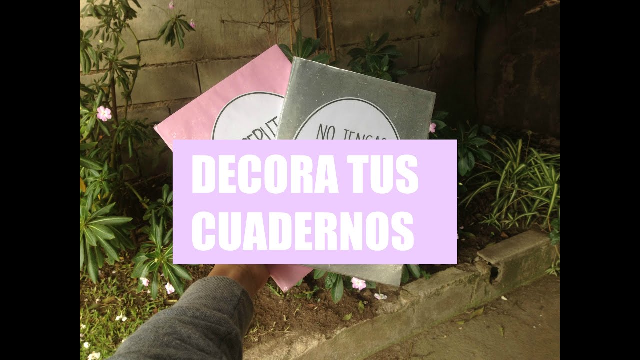 ¡Dos ideas para decorar tus cuadernos!