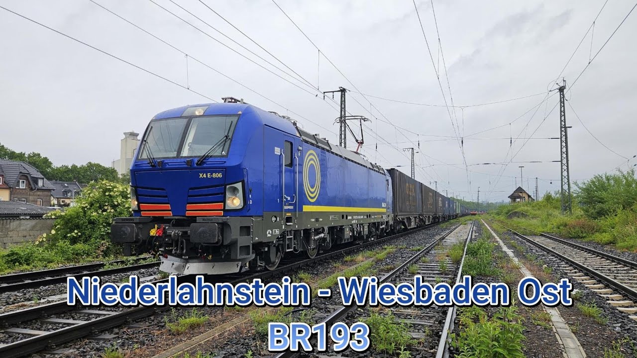 Entlang des rechten Rheins | Führerstandsmitfahrt Niederlahnstein - Wiesbaden Ost | BR193 Reupload!!
