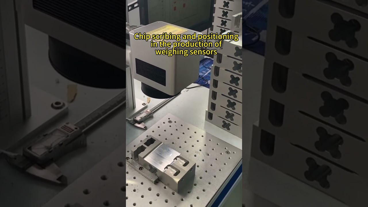 Chip scribing and positioning in the production ofweighing sensors 