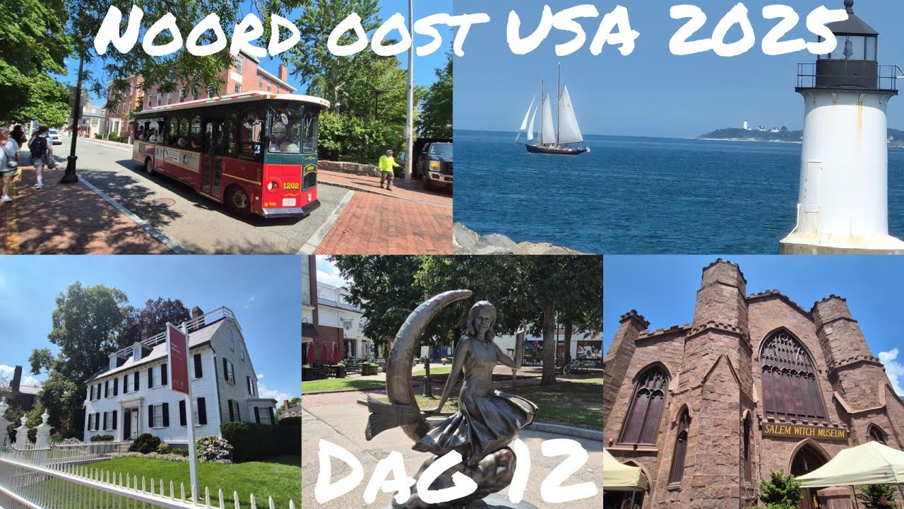 Noord oost USA juli 2025 dag 12, bezoek aan heksenstadje Salem!