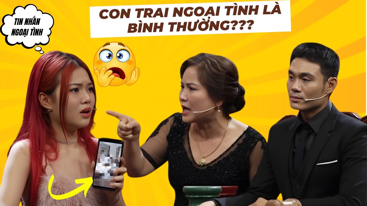 LỘ ẢNH GIƯỜNG CHIẾU VỚI GÁI LẠ - Mẹ bênh con gây sốc “NẰM CHUNG GIƯỜNG LÀ BÌNH THƯỜNG” 😱🔥