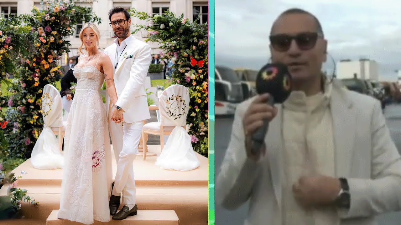 FABIÁN MEDINA FLORES ANALIZA LOS LOOKS DE CIRIO Y SU ESPOSO EN SU BODA: 