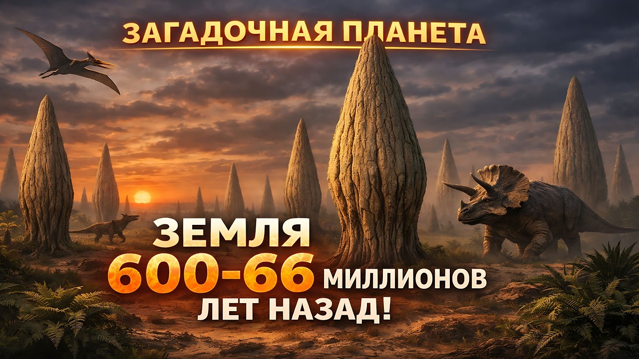 История Жизни на Земле за 600 МИЛЛИОНОВ ЛЕТ: от первых существ до гибели динозавров