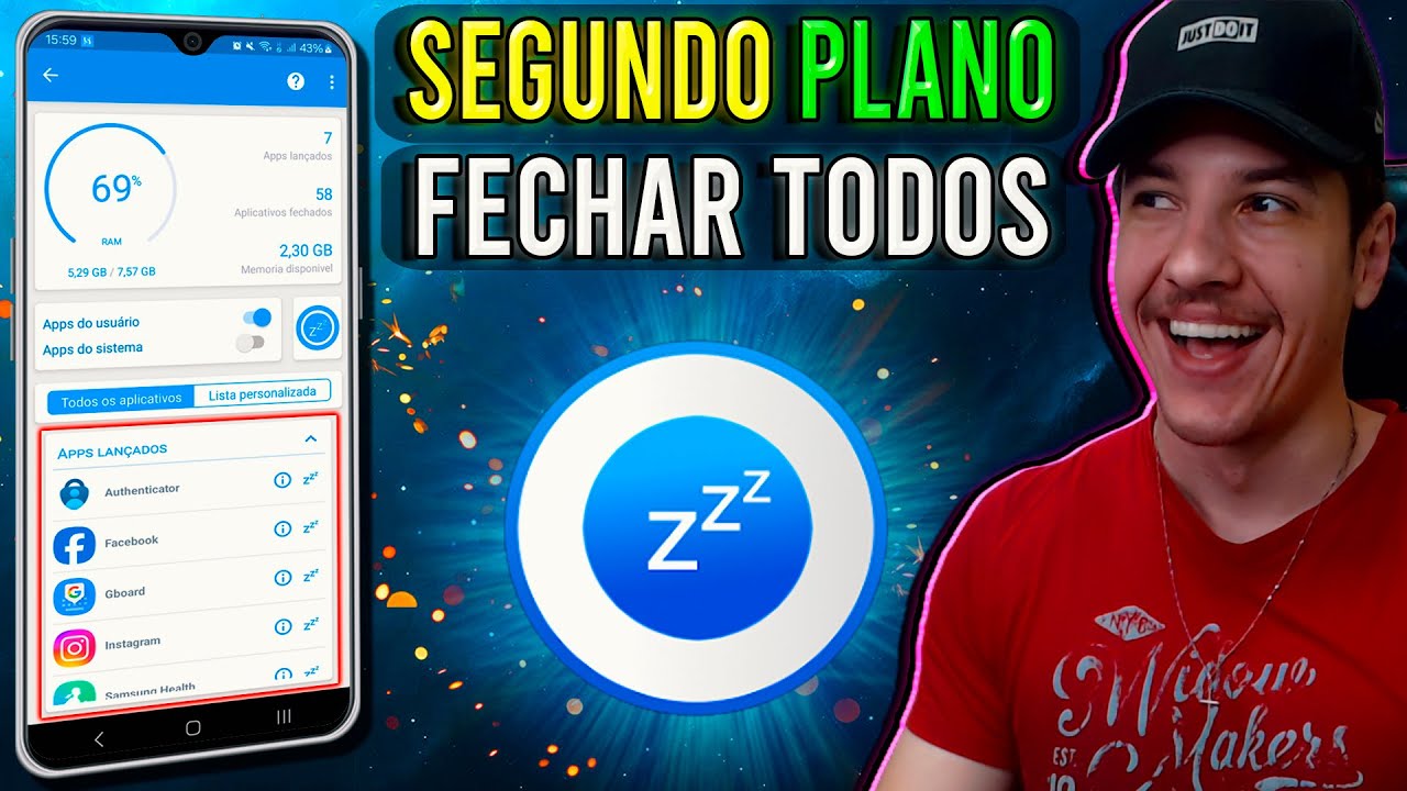Como FECHAR APLICATIVOS em SEGUNDO PLANO DE UMA VEZ no Celular