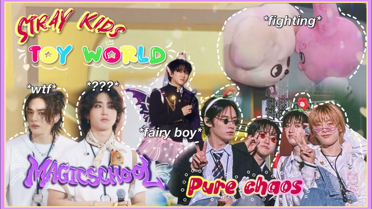 Stray Kids Toy World and Magic School Fanmeetings were ✨PURE CHAOS✨ ft. SKZOO