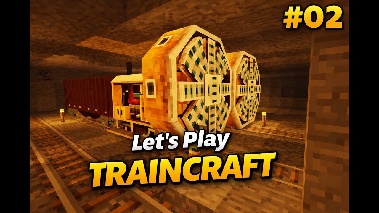 Tunnelbohrer im einsatz Lets Play Traincraft [#02]