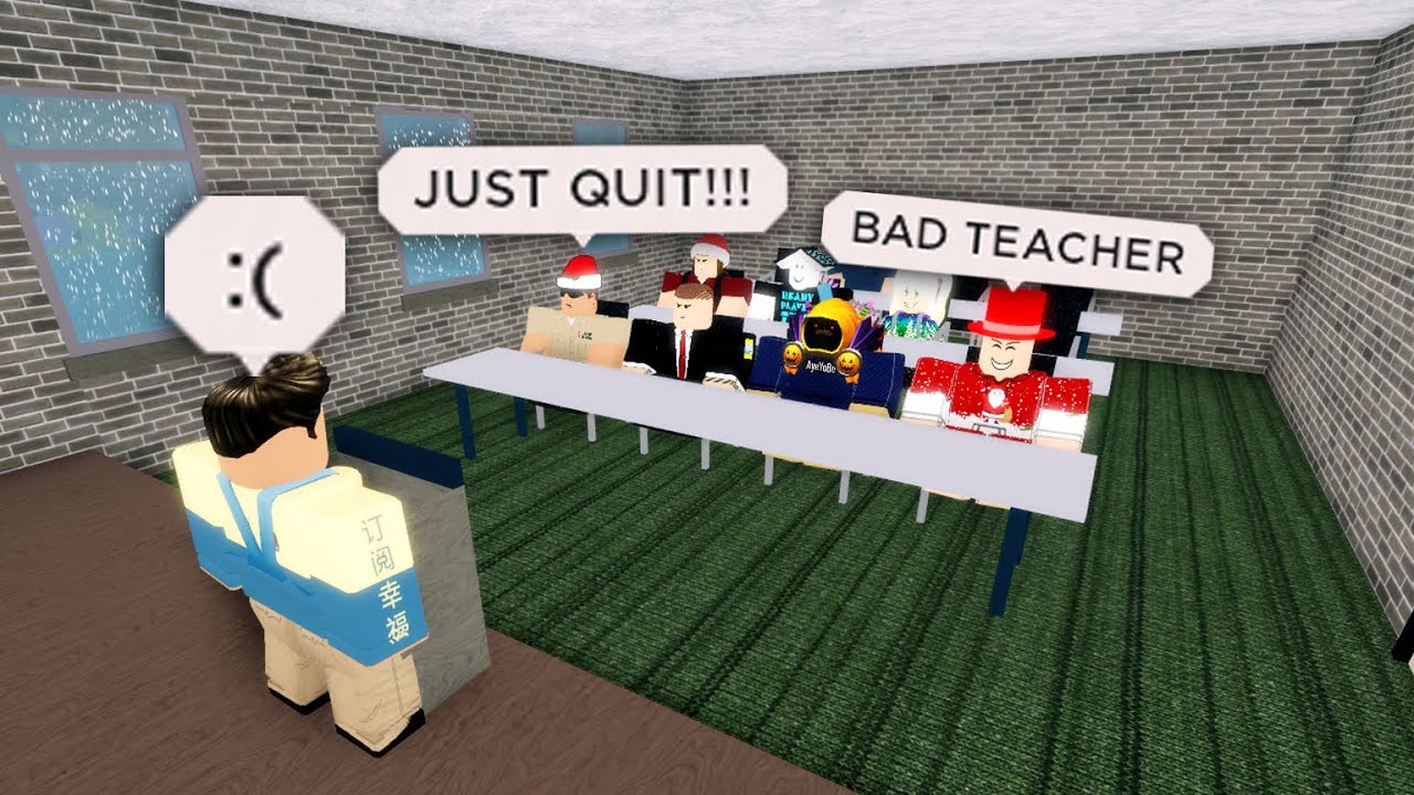 Bully makes our teacher quit || ROBLOX ER:LC Liberty County