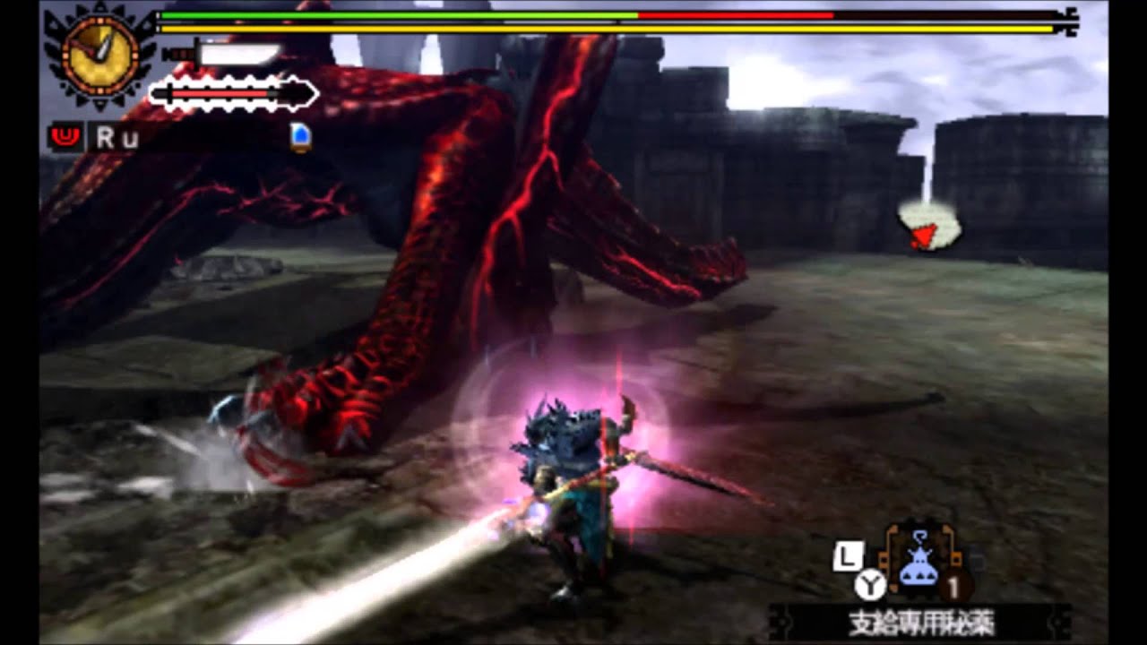 [MH4] 破天大轟 ティガレックス希少種 太刀 11分20秒 53