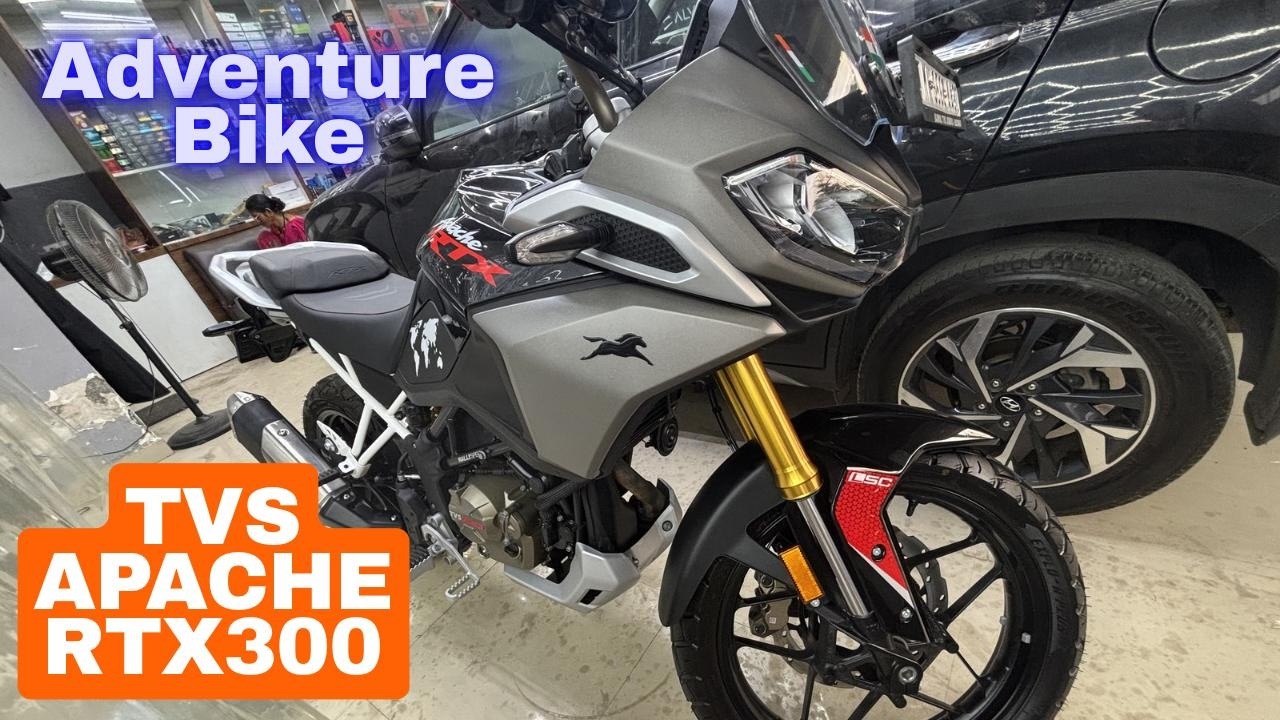 2026 New TVS RTX 300 Fantastic Adventure Bike 🔥| RTX 300 Rugged Motorcycle @caarnavtech 