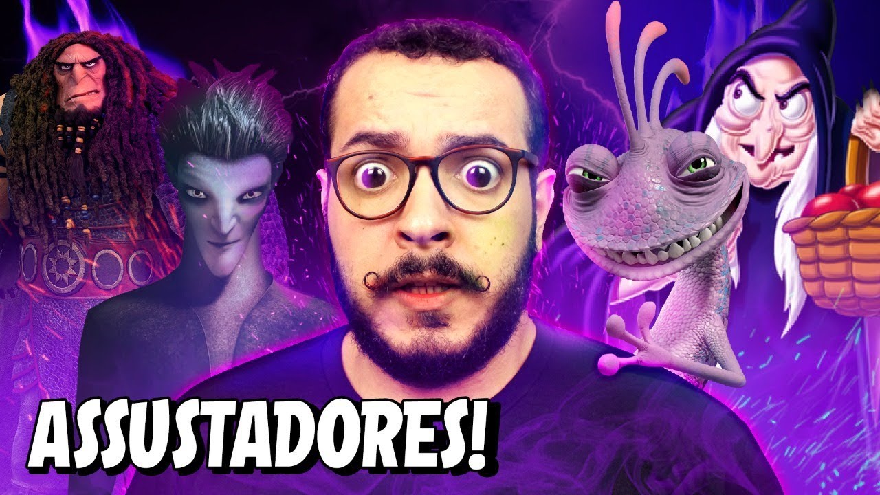 TOP 10 VILÕES MAIS ASSUSTADORES DE ANIMAÇÕES!