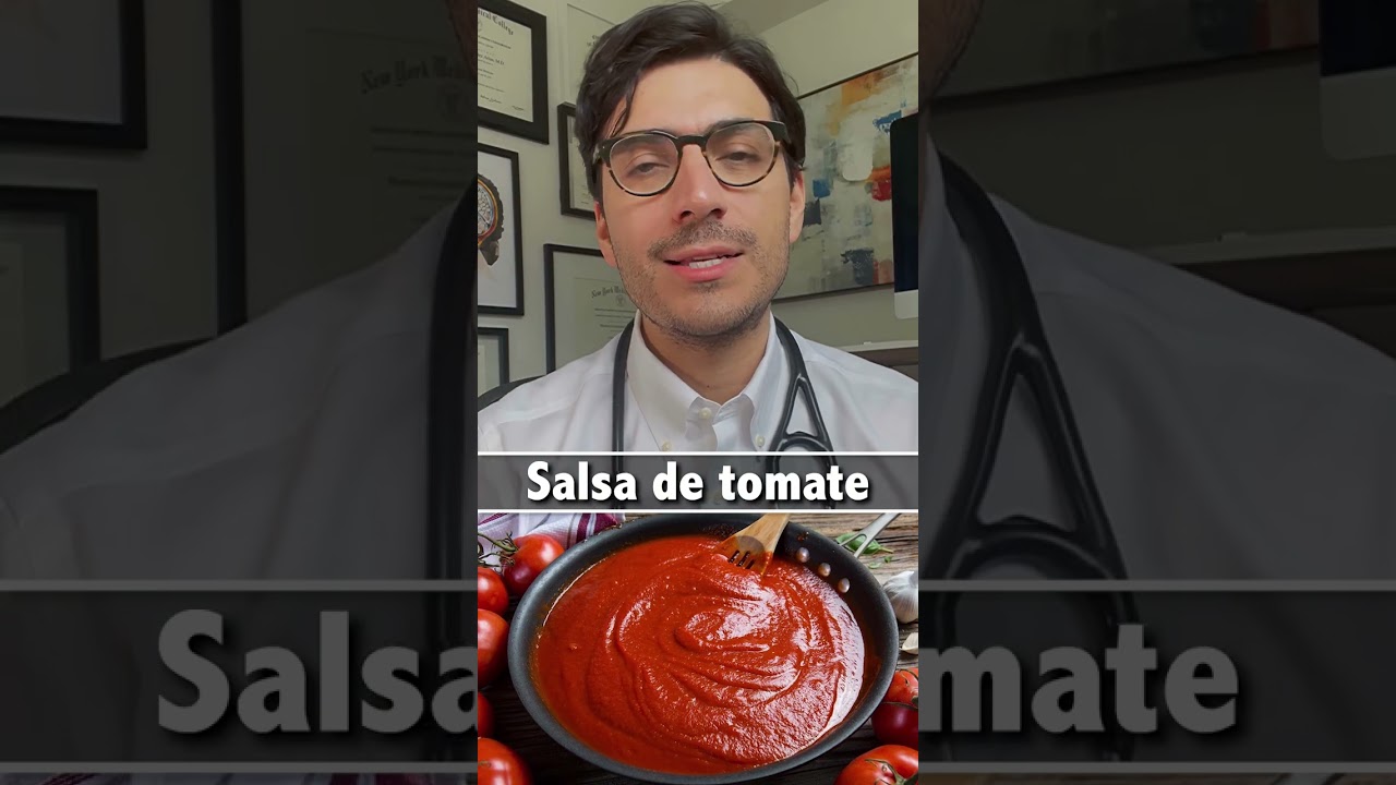 Lo que nadie te dice de la salsa de tomate🍝 #salud #alimentación #nutrición #DrMauInforma #shorts