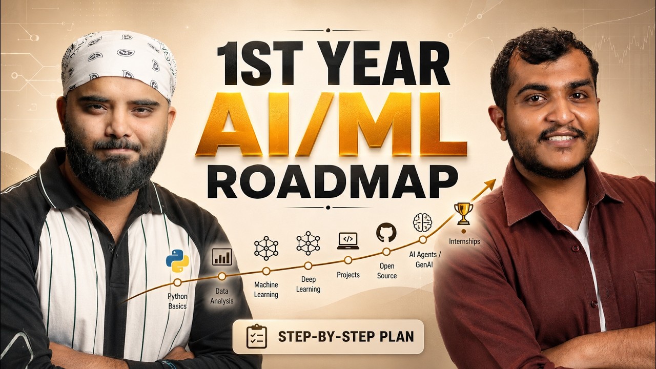 AI & Machine Learning Roadmap for Beginners (Full Year Plan)