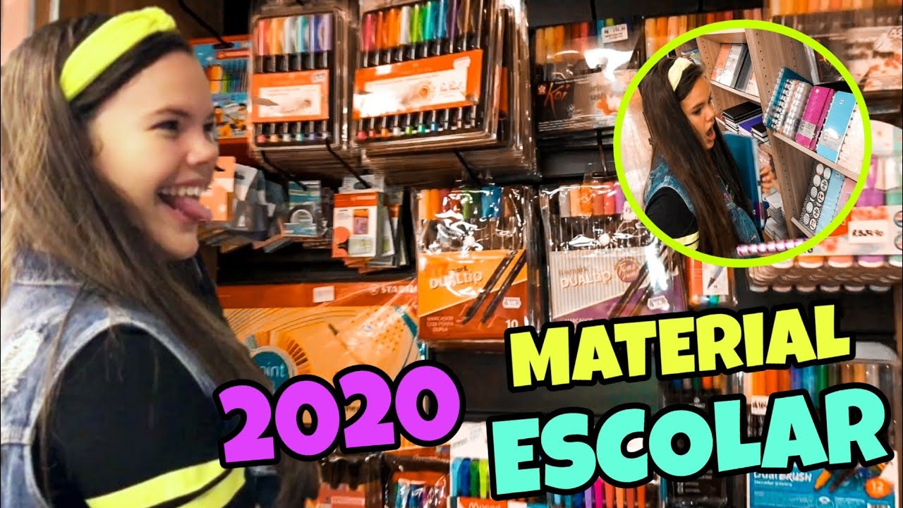 COMPRANDO MEU MATERIAL ESCOLAR 2020 !