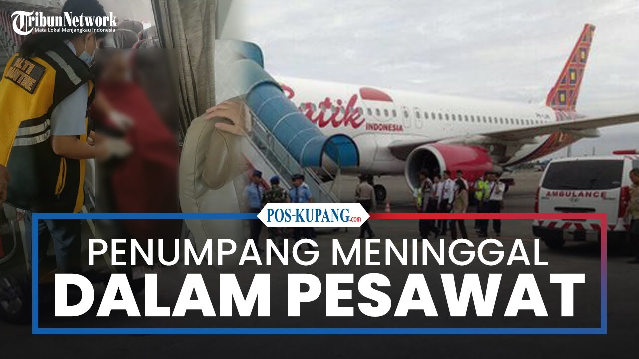 Seorang Penumpang Batik Air Meninggal Dalam Pesawat