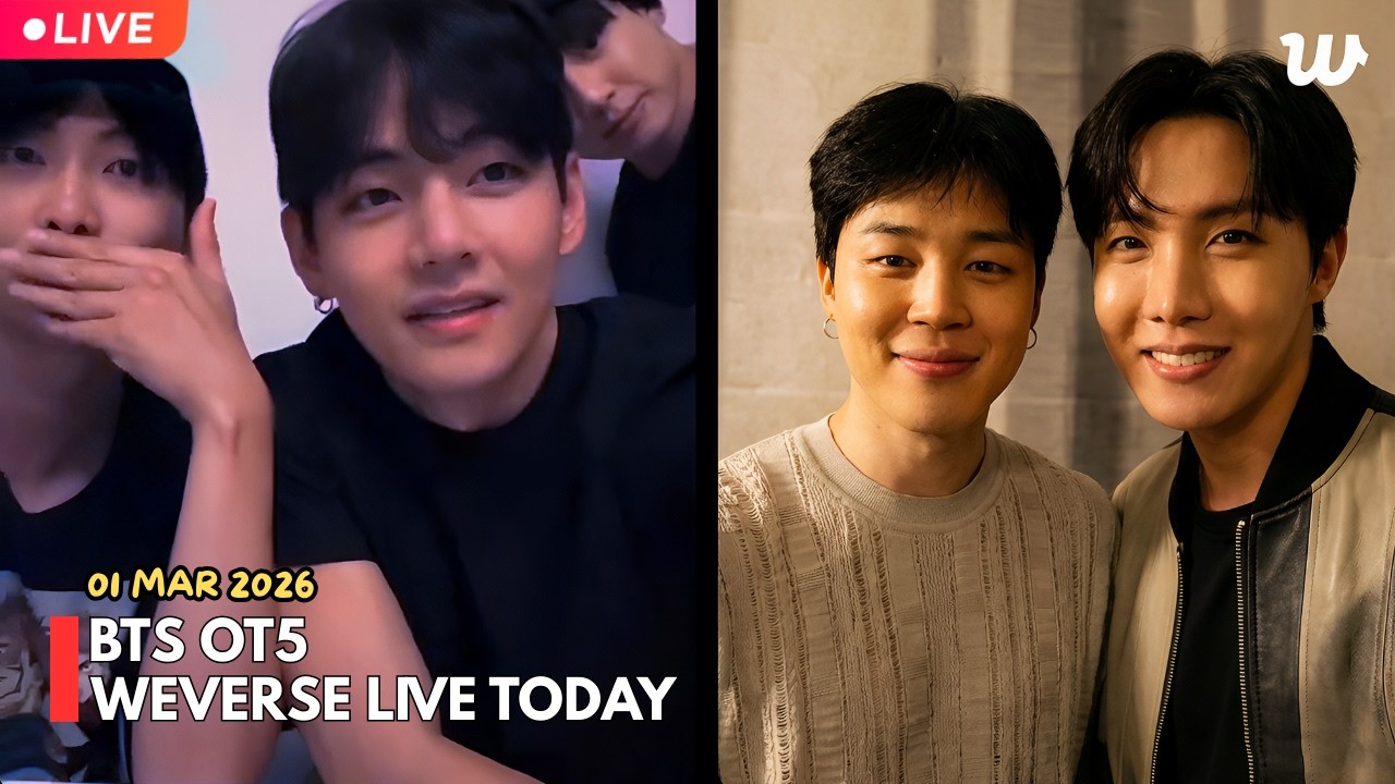 🔴 BTS Чонгук, Тэхён, Намджун, Джей-Хоуп и Чимин (30.01.2026) Полная трансляция на Weverse сегодня 💜