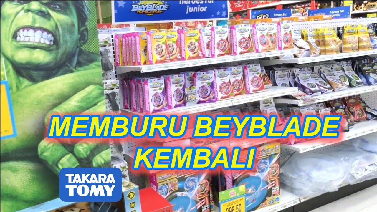 MEMBURU BEYBLADE DI MALL BARU PAVILION BUKIT JALIL | HARGA BEYBLADE TAKARA TOMY DAH MURAH ???