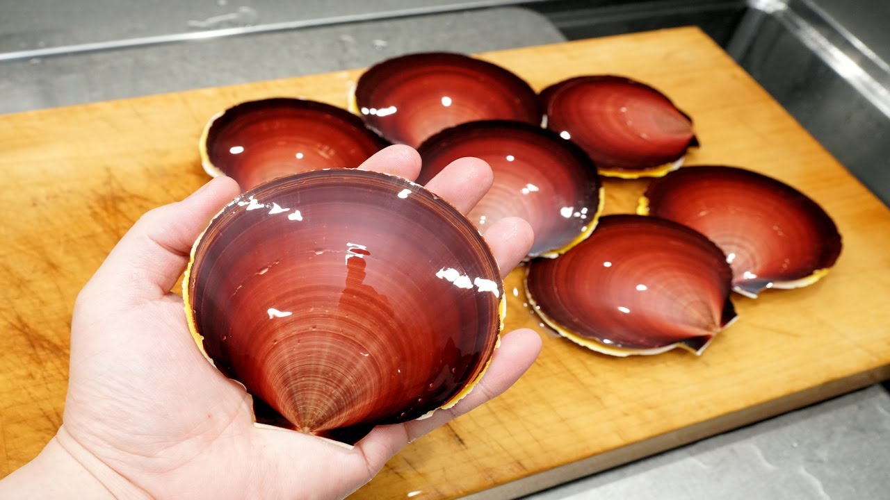 ツキヒ貝のさばき方とバター醤油焼きの作り方-How to filet Ylistrum japonicum and make soy butter grilled-