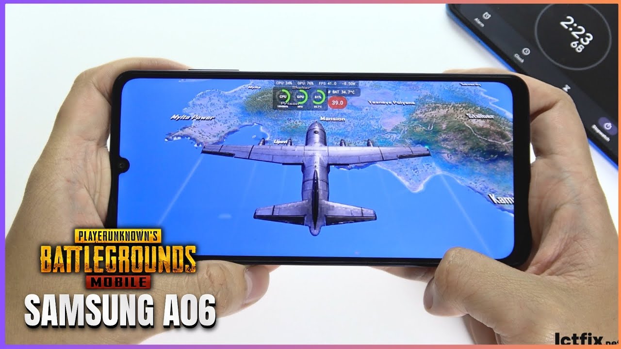 Samsung Galaxy A06 PUBG Mobile Gaming test | Helio G85