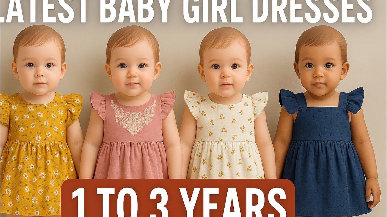 New Arrival Baby Girl Outfits | 1 to 3 Years Fashion Lookbook|Fashionable Baby Girl Outfits 2025.