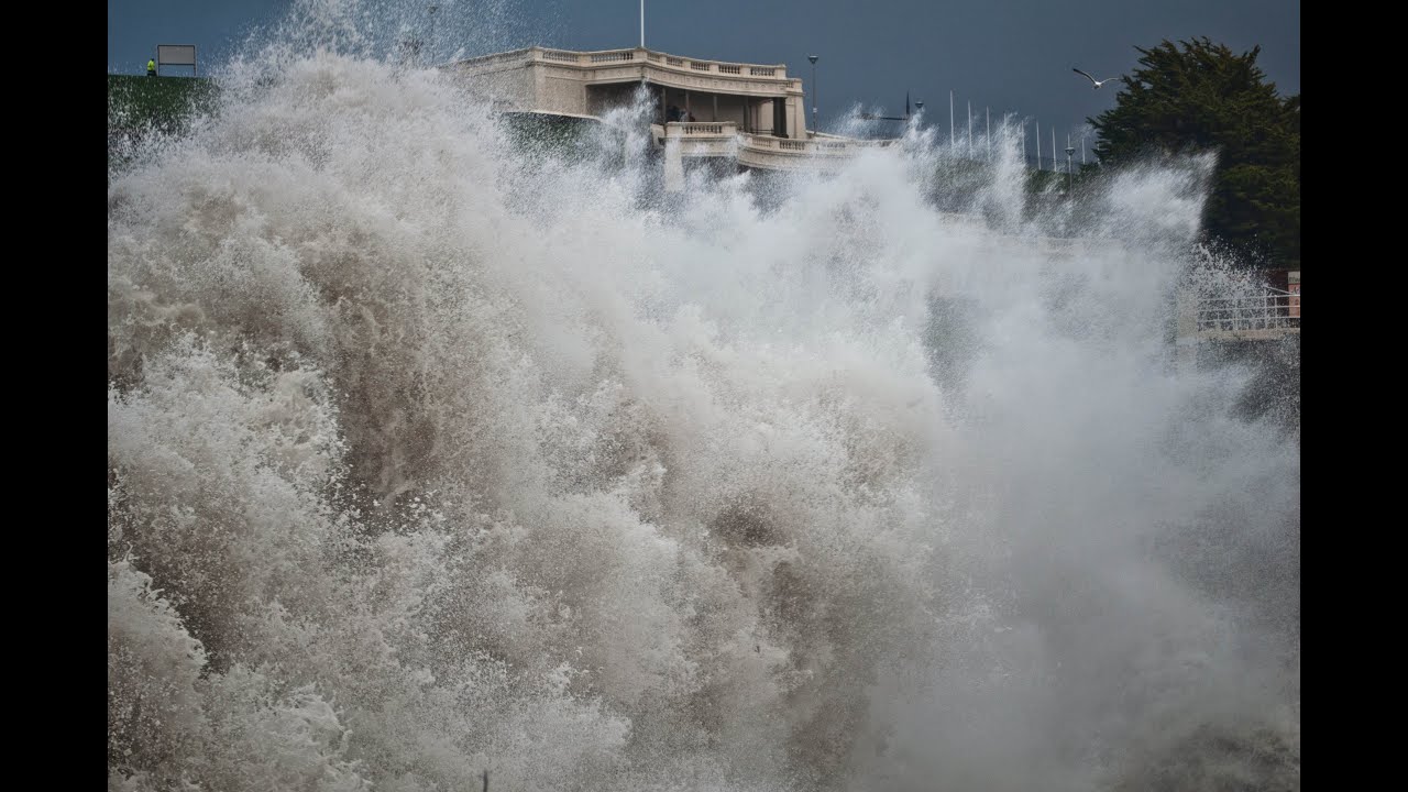 Winter Storms Slam Plymouth UK 2014