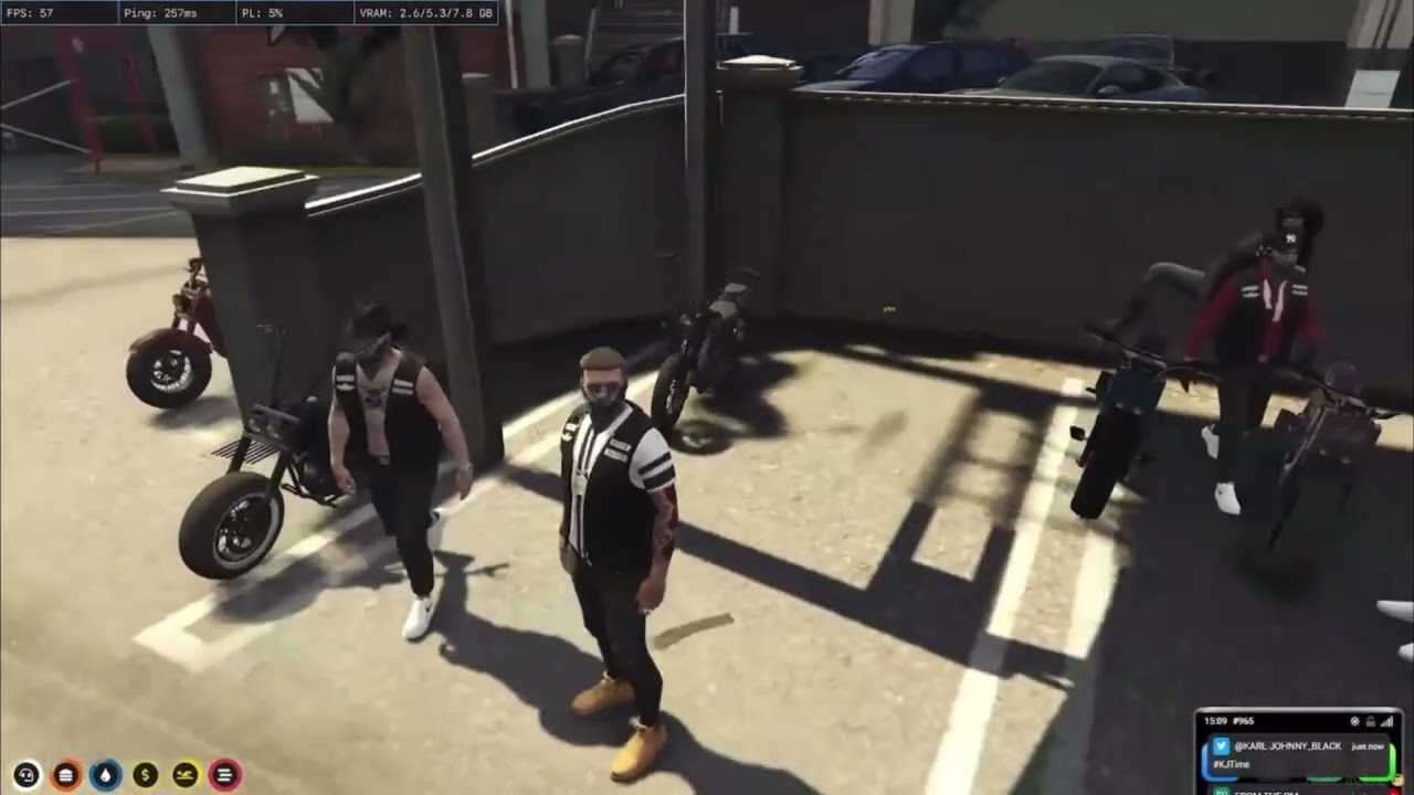 Mandem’s Reaction to Mayhem Pulling up to the Block to end The War | NoPixel GTA RP