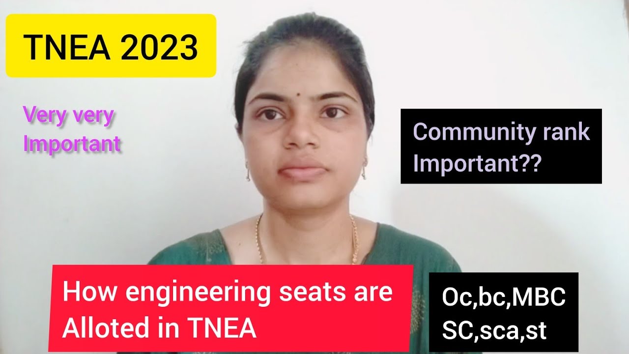 how engineering seats are allotted? OC, BC, BCM , MBC , SC, SCA. | very very important details