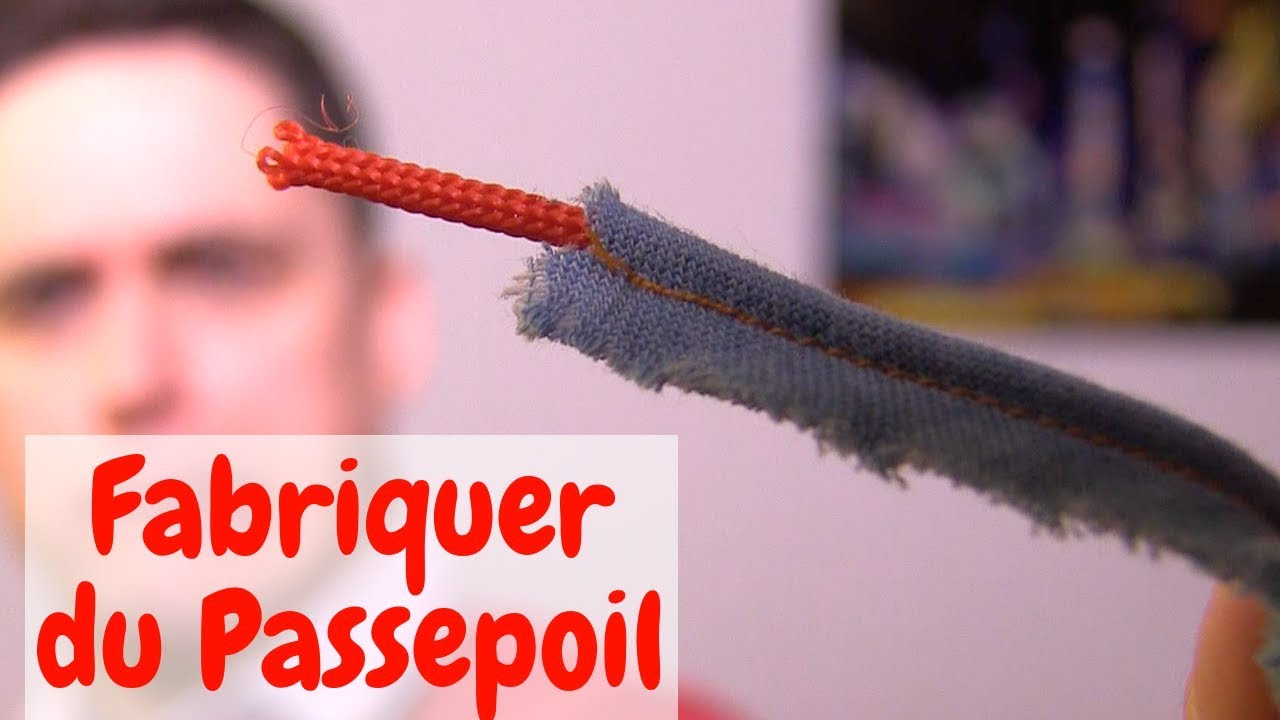 Fabriquer du Passepoil avec le pied spécial