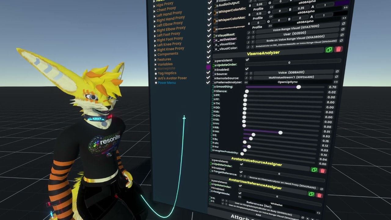 Встроенная интеграция OpenLipSync