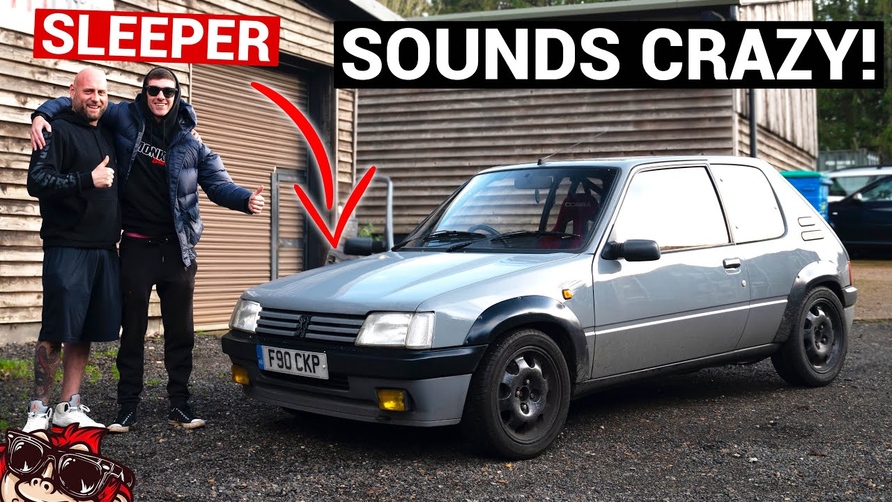 🐒 CRAZY SLEEPER! PEUGEOT 205 GTI Mi16 SWAP WITH MENTAL SOUNDS