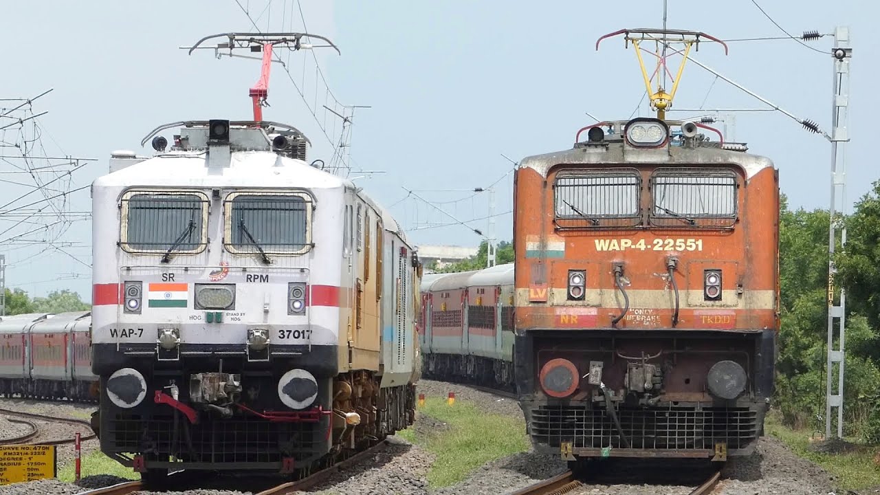 SUPERFAST Express Trains in INDIA | High Speed Train Video | Indian Railways