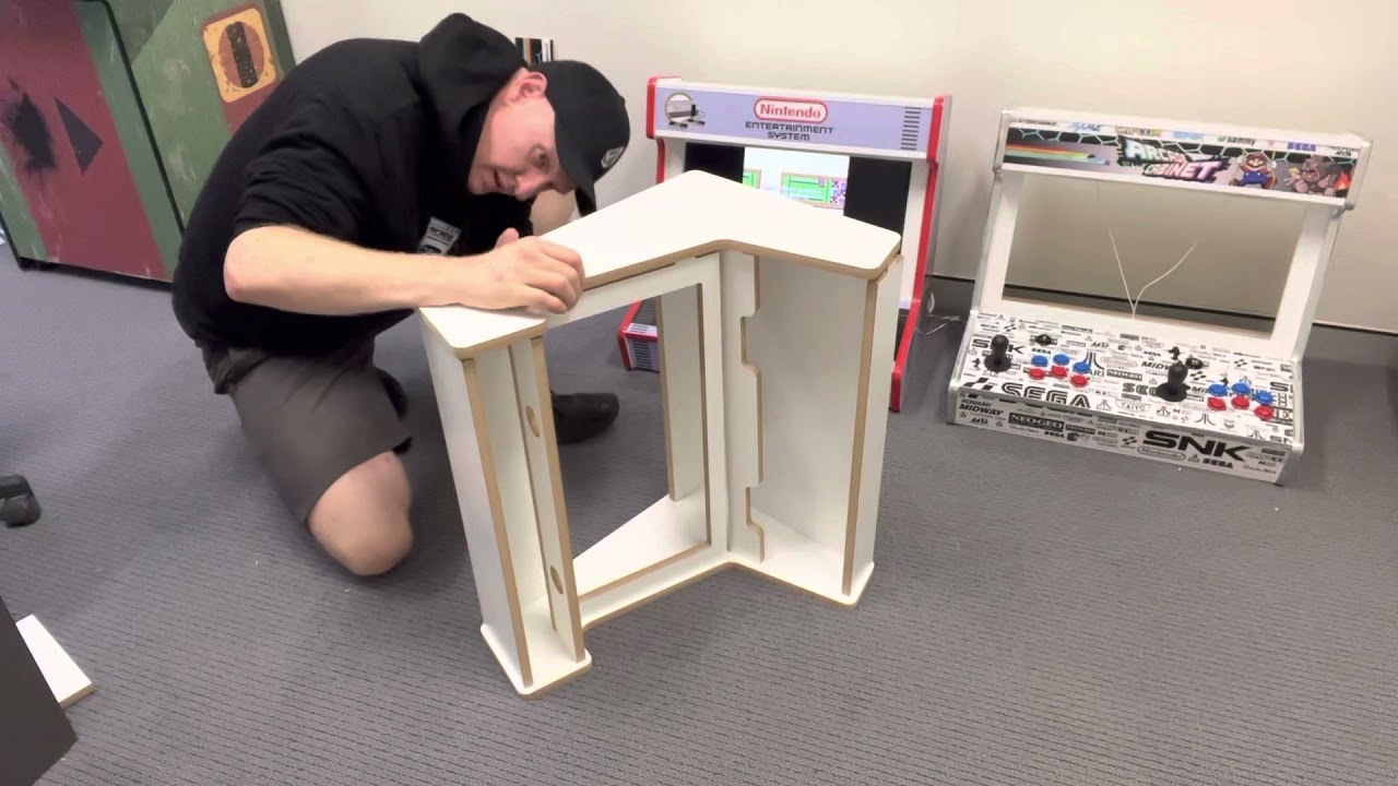 Putting together a Bartop Arcade Machine Flat Pack from Austin Amusements