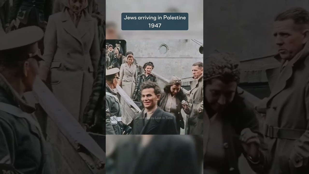 Jews from Europe arrive in Palestine in 1947