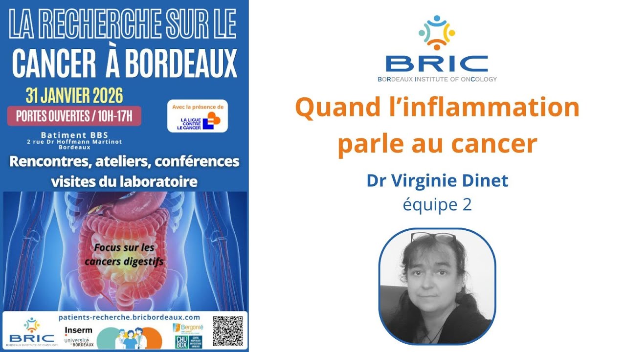 Quand l'inflammation parle au cancer : le rôle clé des convertases - Virginie Dinet équipe 2