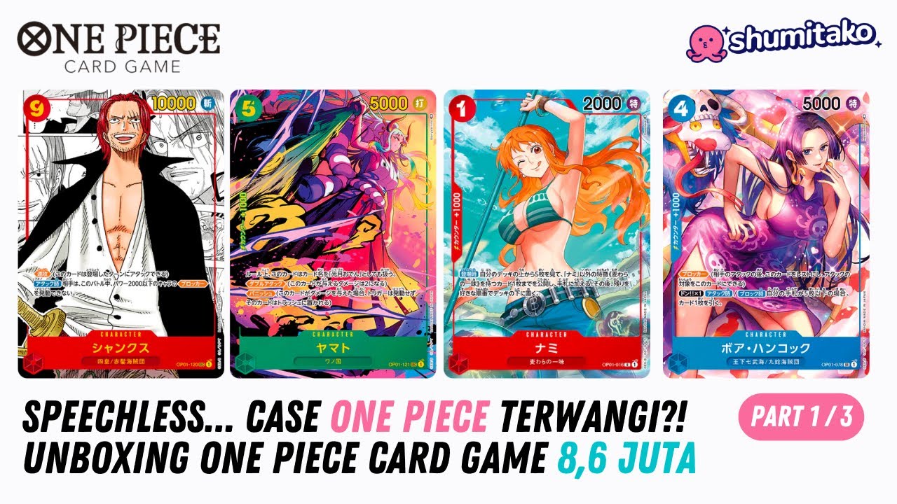 *NEW* KALIAN PASTI GAK PERCAYA! | Unboxing One Piece OP-01 Romance Dawn Jap Ver (Part 1/3)