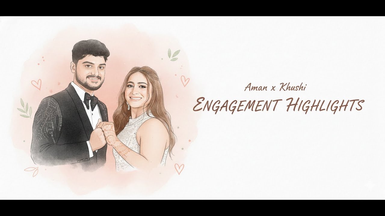 Aman & Khushi | Ring Ceremony Highlights | 4k Cinematic Video | Raj Gharana Jyoti Garden