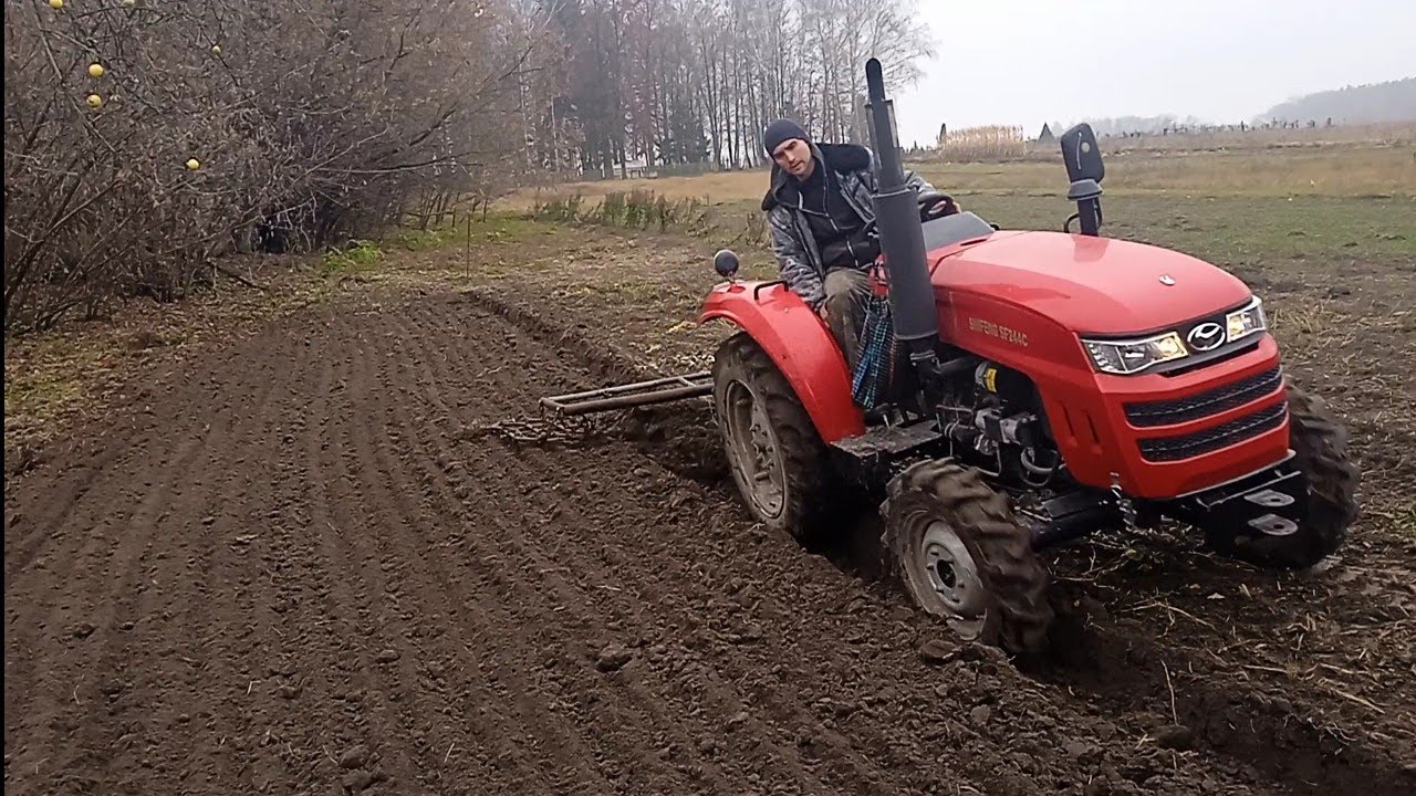 Цей плуг оре сам,навіть після дощу.Прогрів Шифендосіка з плугом Плн 1/35. Будні села.