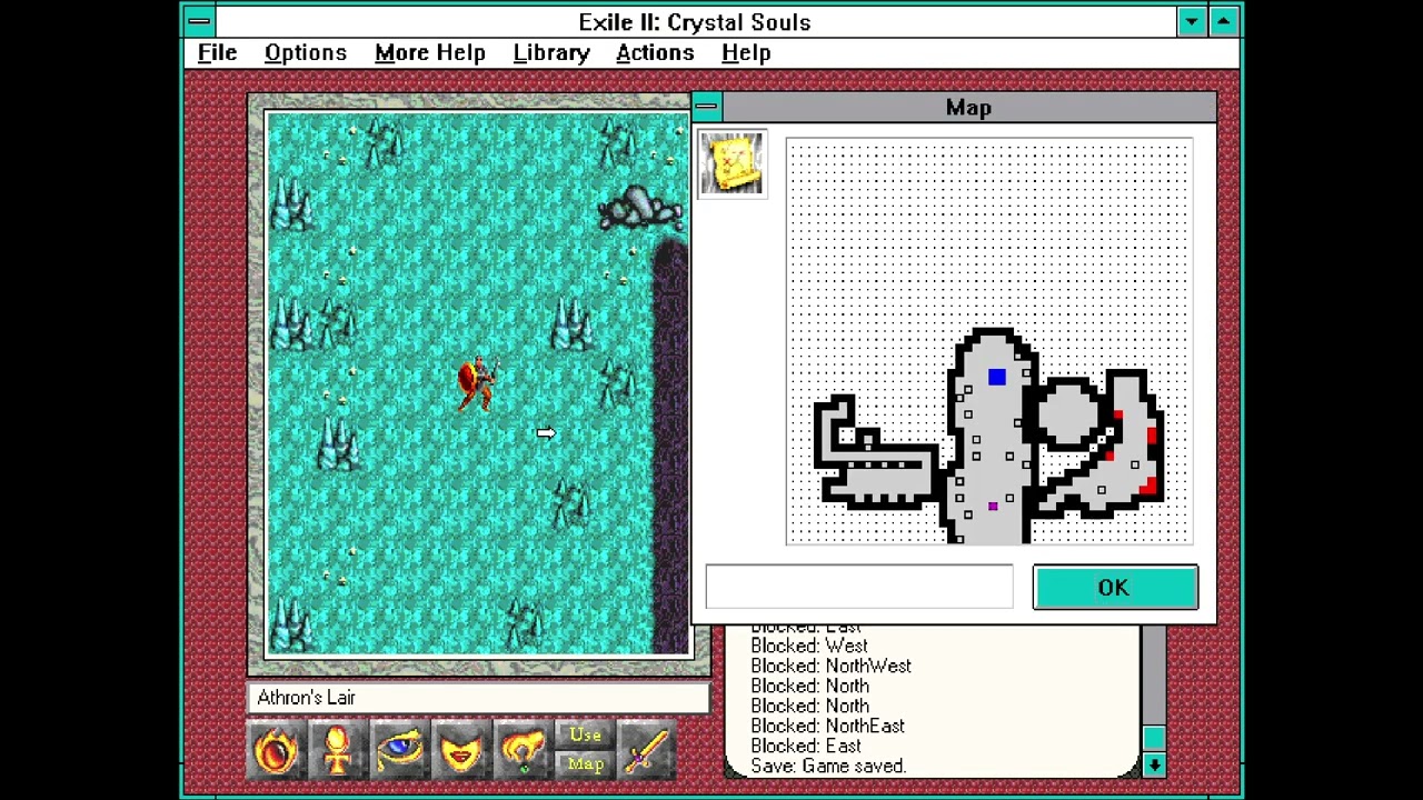 Exile II: Crystal Souls - #154 - Lair of Athron