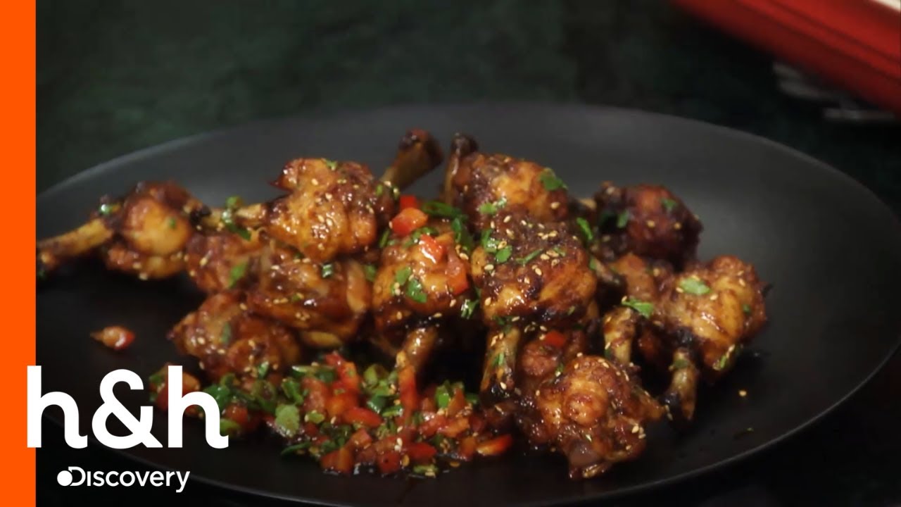 Alitas y alcachofas con queso al estilo Guy | El gran apetito de Guy | Discovery H&H Latinoamérica