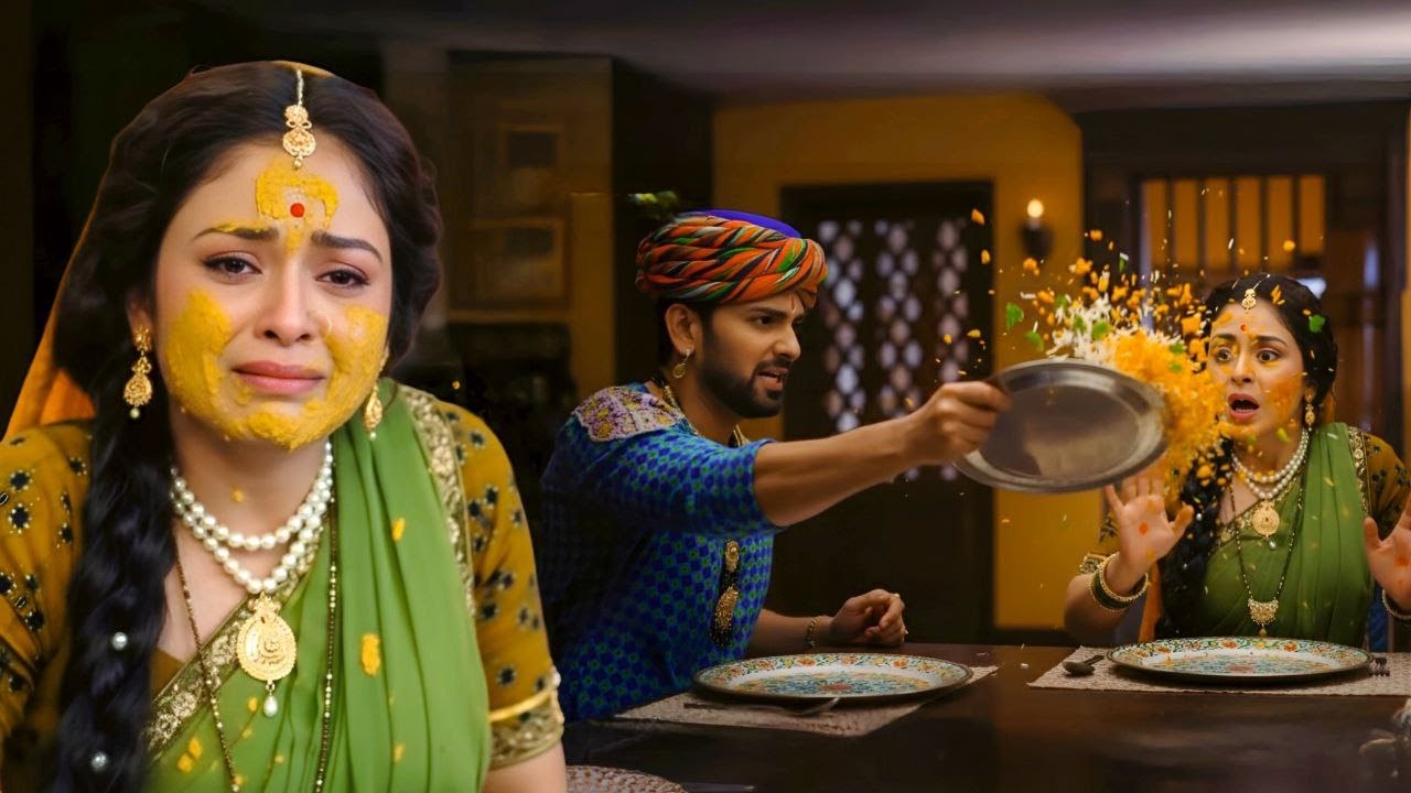 नंदबाबा को आया गुस्सा… मइया के मुंह पर खाने से भरी प्लेट दे मारी!|| Yashomati Maiyaa Ke Nandlala ||