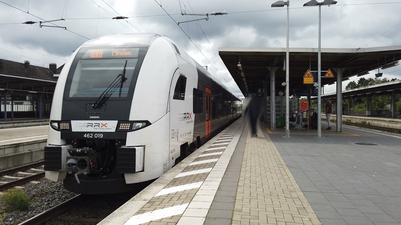 🟩HERFORDs Züge (mit Lichtgruß) RRX, Eurobahn, Westfalenbahn [4K] | Zugblick #12 🟩​