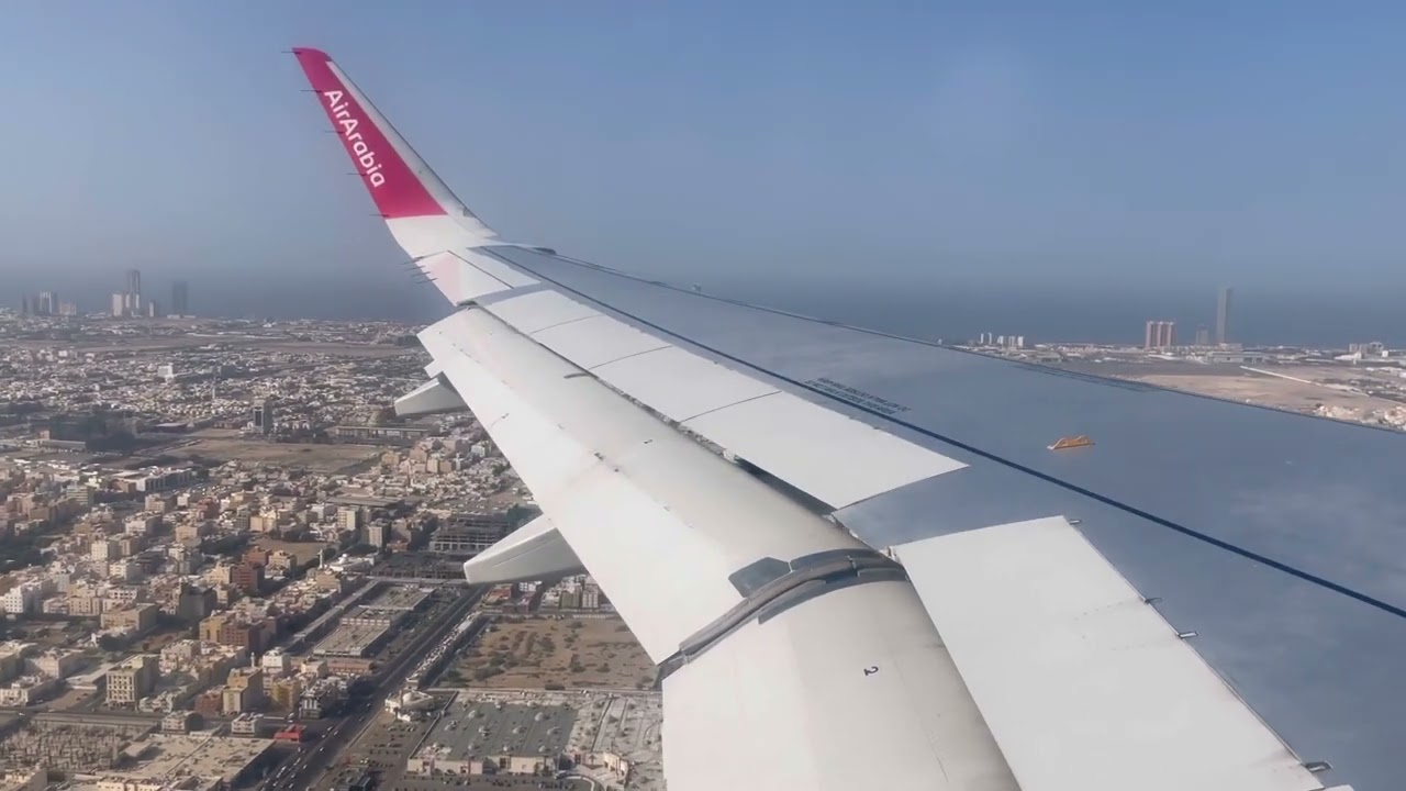 Air Arabia flight sharjah to jeddah traveling