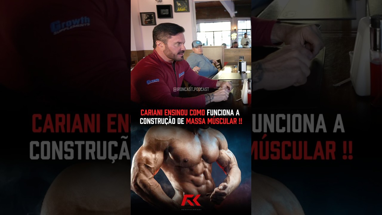 CARIANI ENSINA COMO FUNCIONA UMA DIETA PARA GANHO DE MASSA MUSCULAR! #renatocariani #dieta #musculo