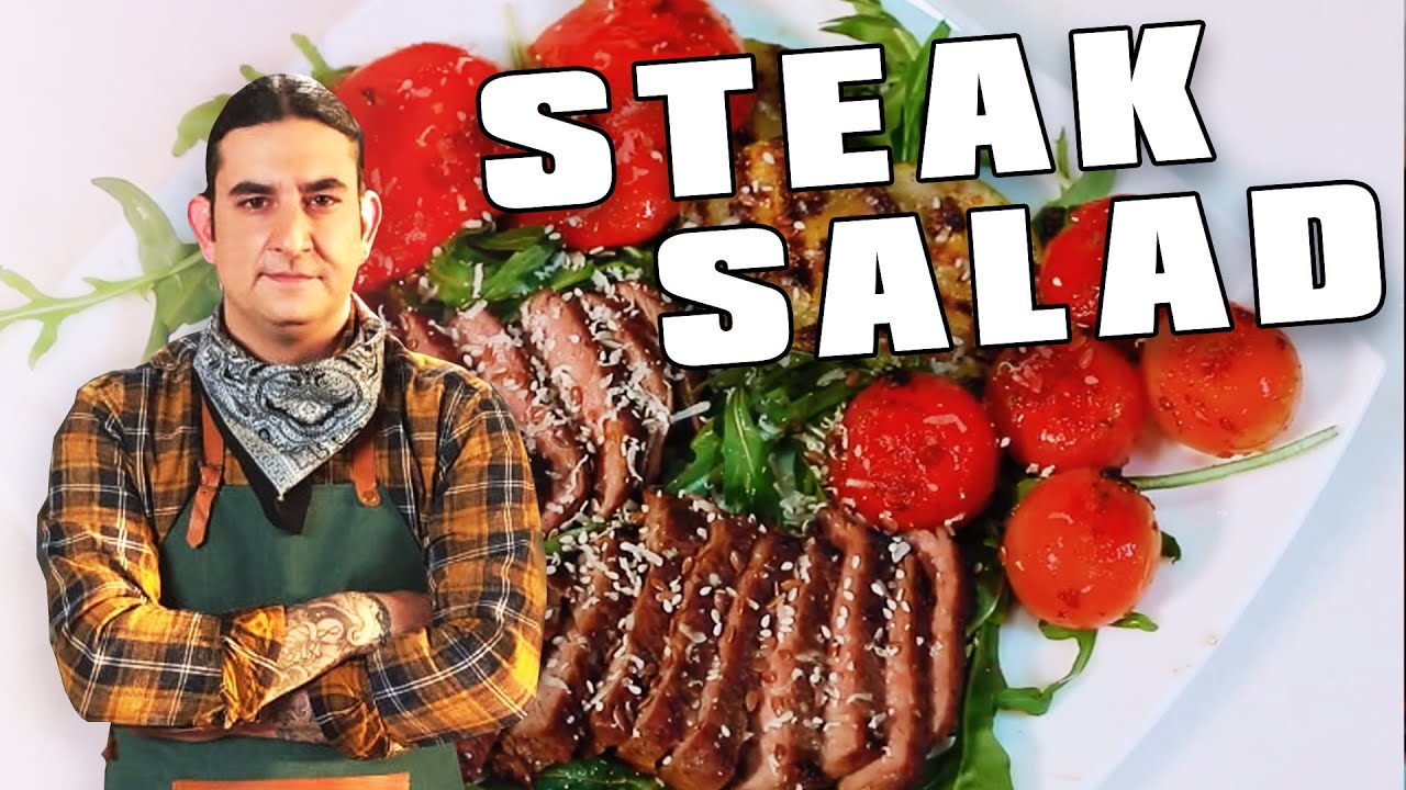 Grilled Vegetable Steak Salad by Chef Rudy | Recipe Maker | Cooking Channel