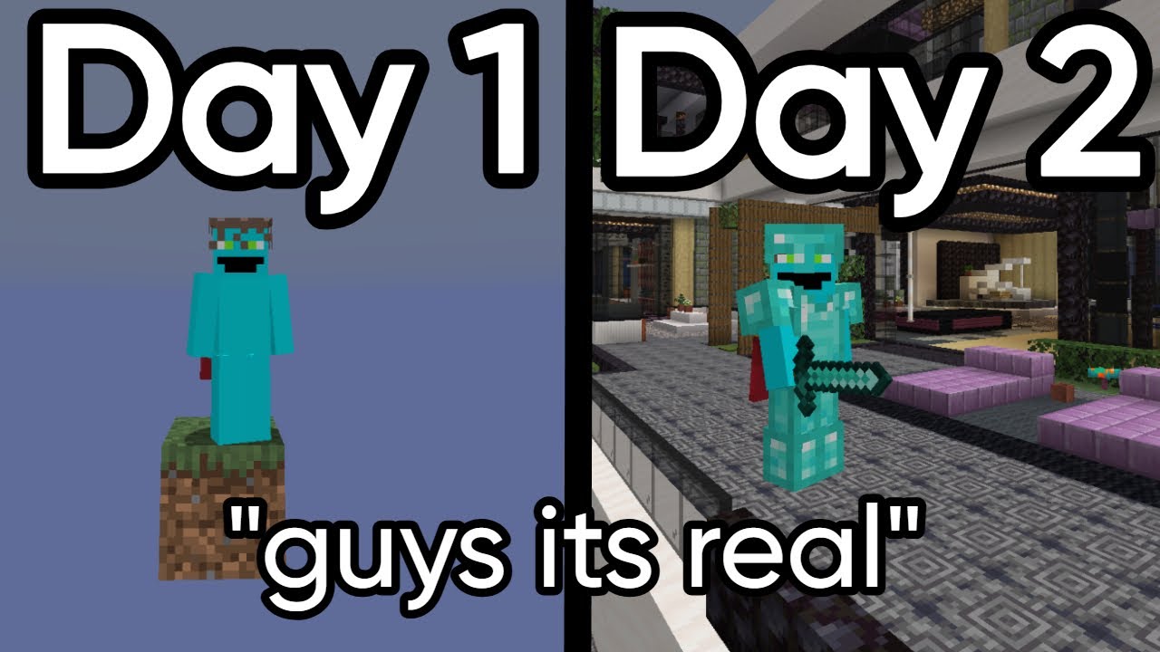 Minecraft Challenge Videos Be Like...