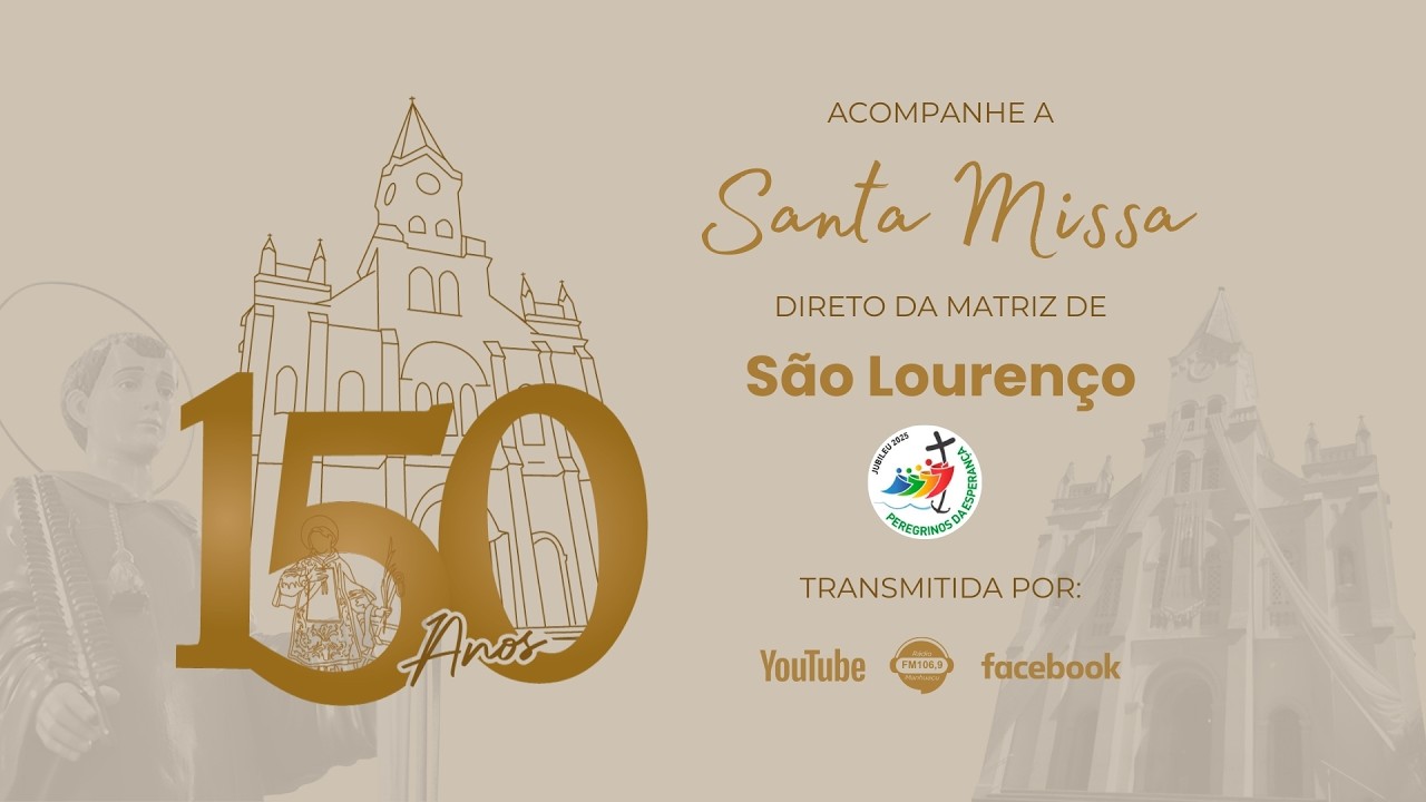 SANTA MISSA EM FAMÍLIA - Sábado, 14/03/2026 - 4º DOMINGO DA QUARESMA